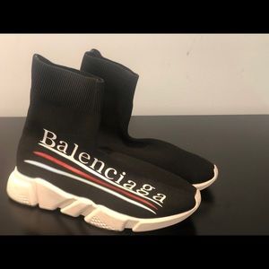 Authentic BALENCIAGA Speed stretch-knit LOGO